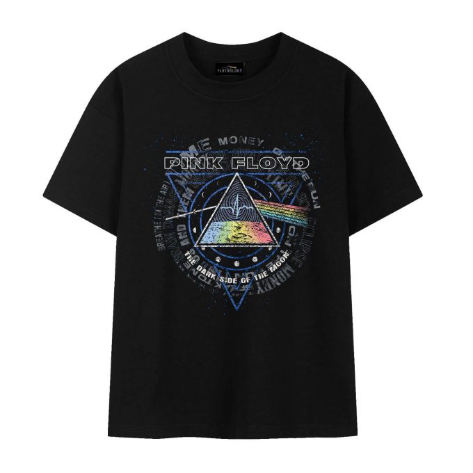 Pink Floyd Moon Phase Dark Side Of The Moon Time Money Shirt 5