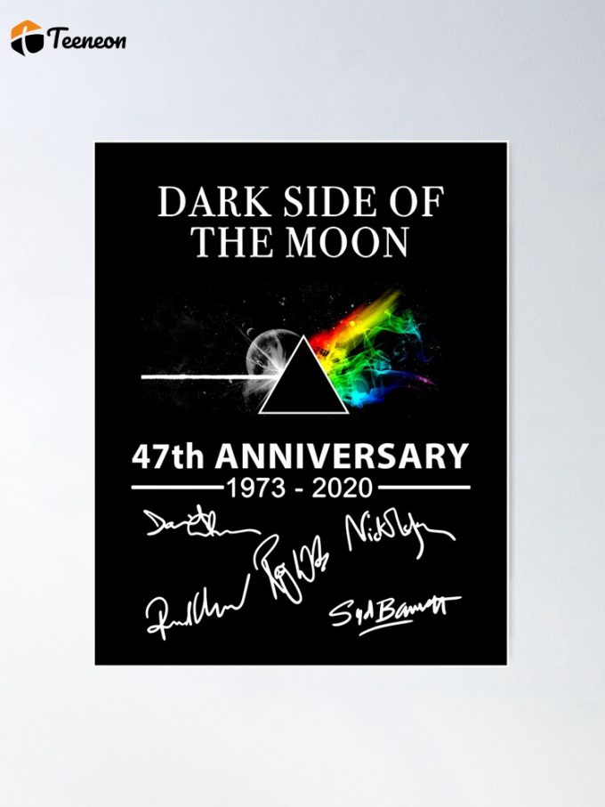 Timeless Pink Floyd Poster – Dark Side Of The Moon 47Th Anniversary Limited Edition Art Print 1