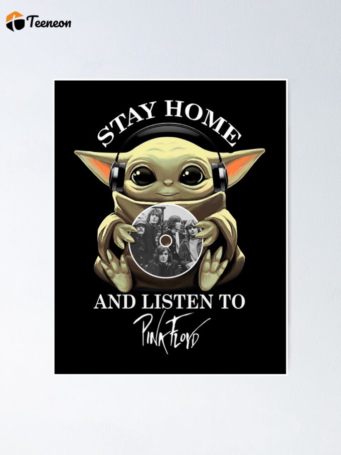 Stay Home And Listen To Pink Floyd With This Engaging Pink Floyd Poster – Perfect For Music Lovers!