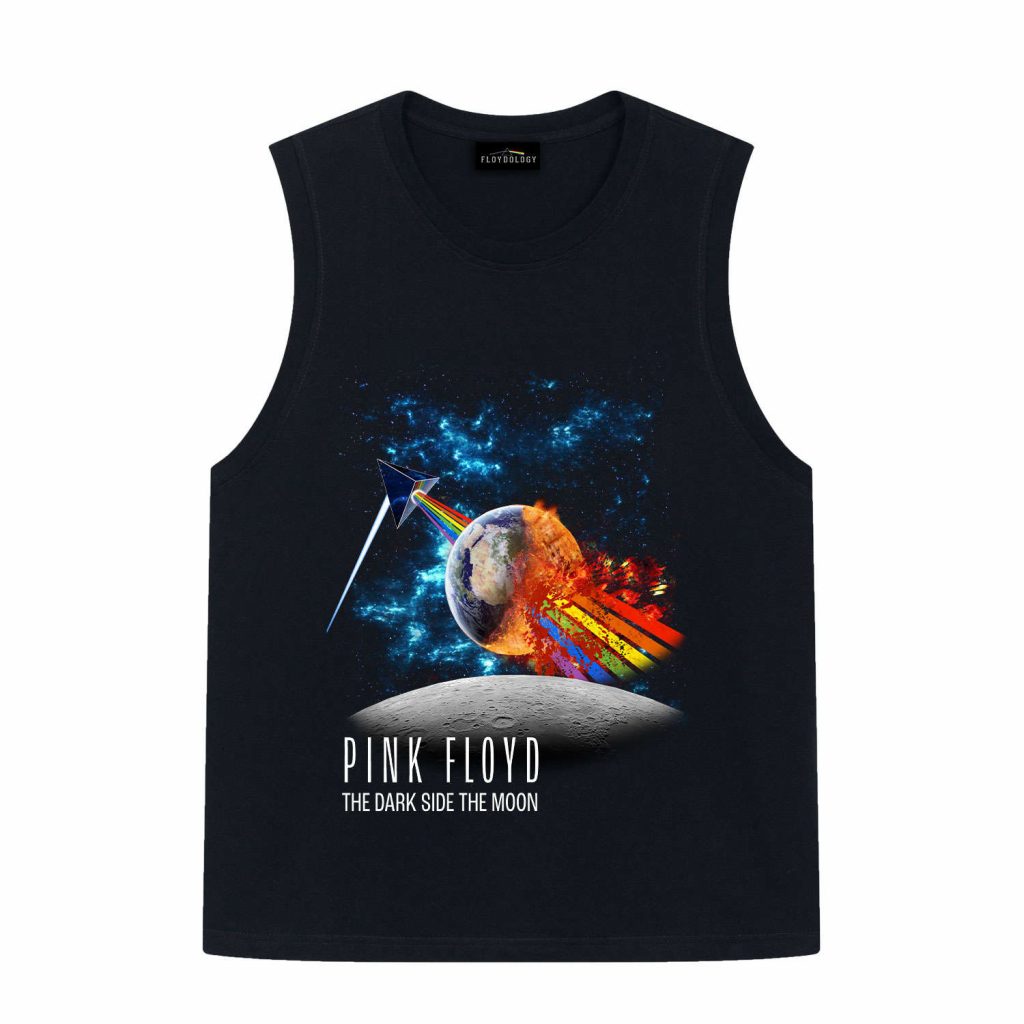 Pink Floyd Rainbow Attack Earth The Dark Side Of The Moon Shirt 12