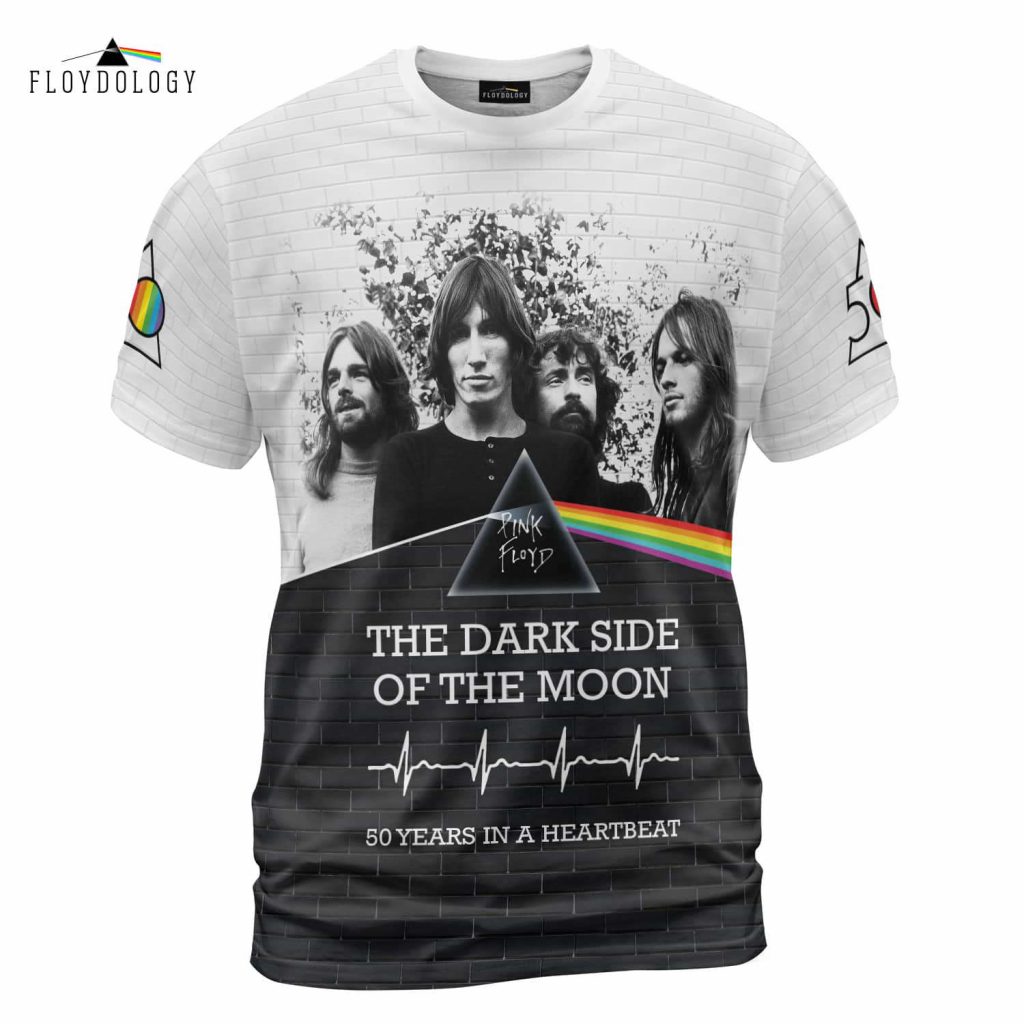 Pink Floyd Tdsotm 50 Years Aniversary X The Wall 3D Shirt