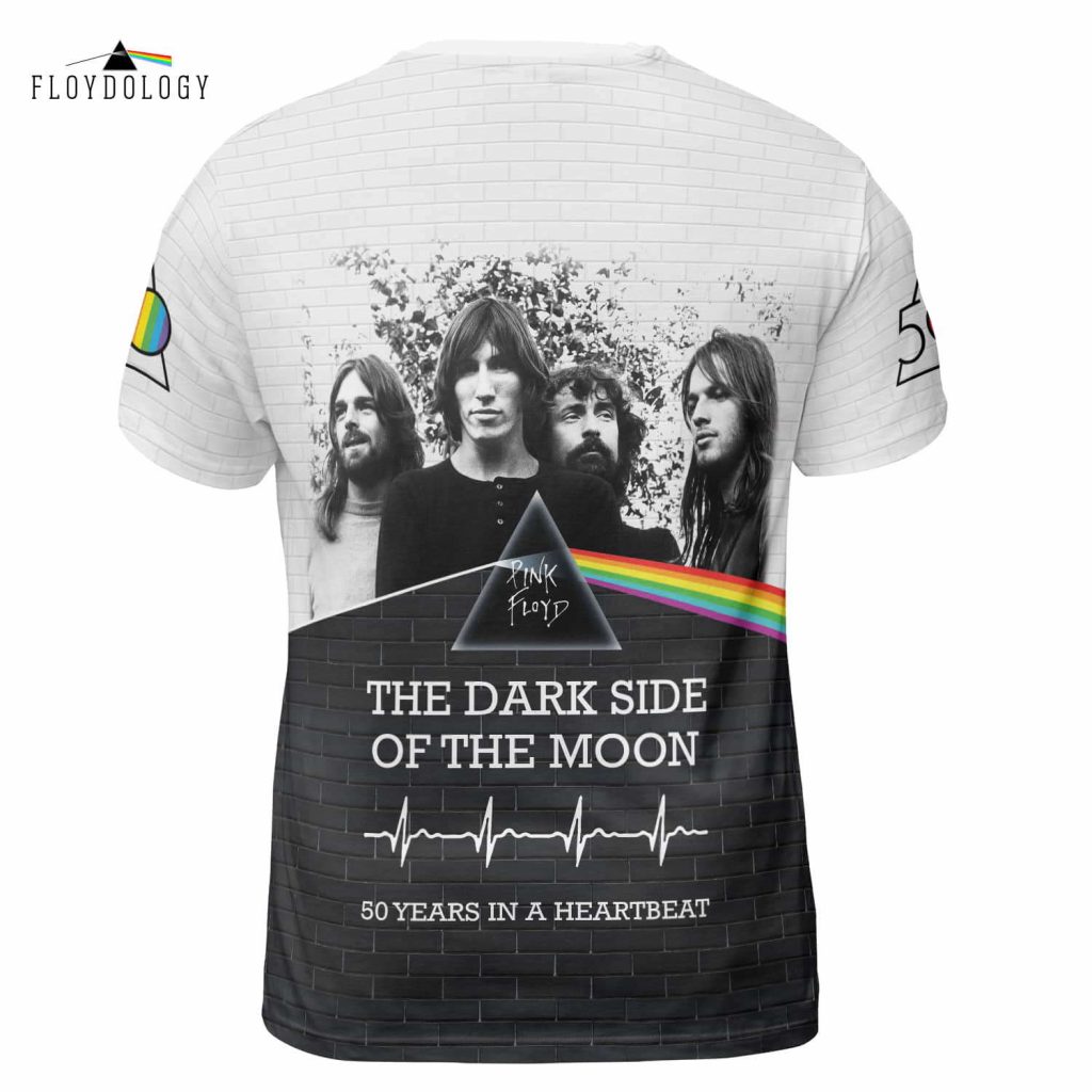 Pink Floyd Tdsotm 50 Years Aniversary X The Wall 3D Shirt