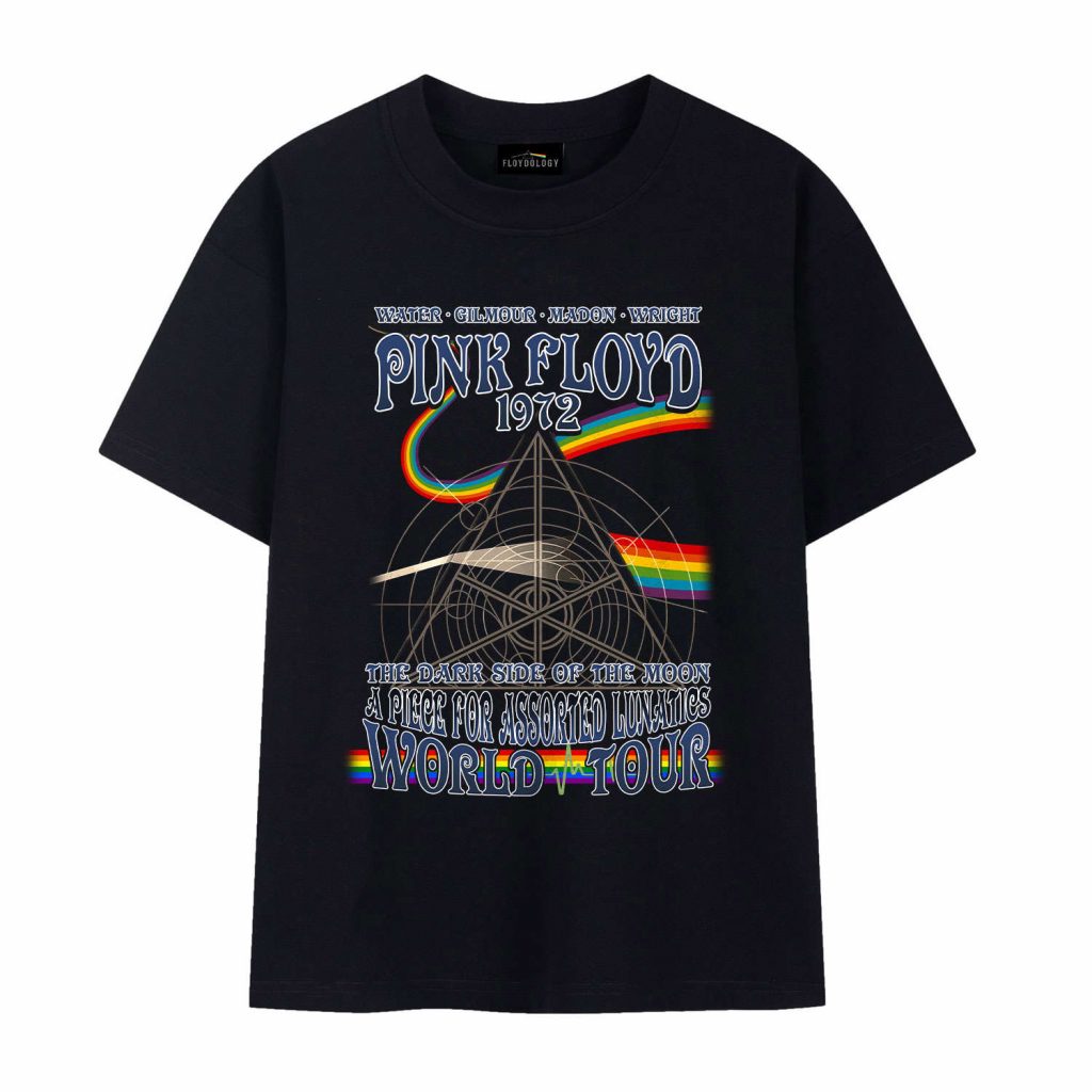 Pink Floyd Tdsotm Assorted Lunatics World Tour Shirt 8