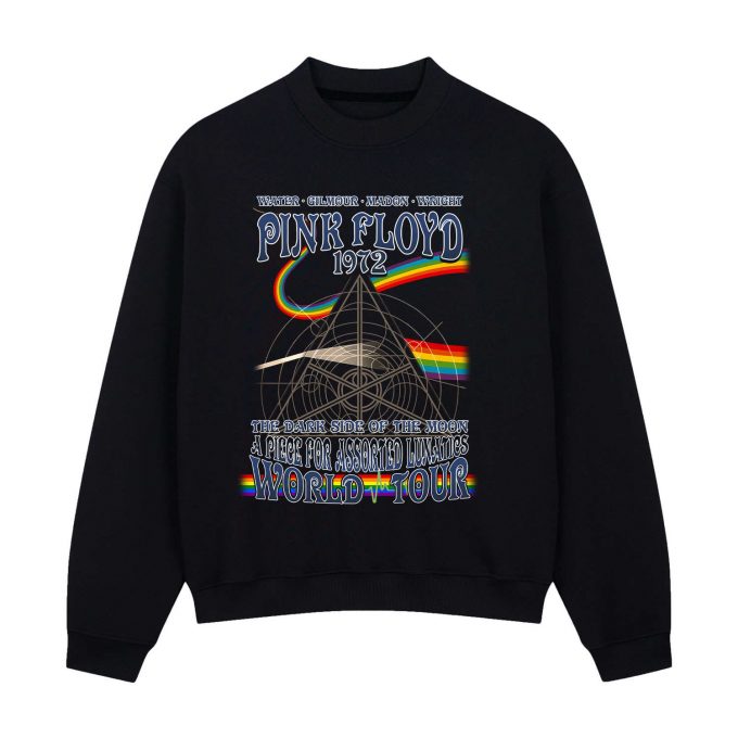 Pink Floyd Tdsotm Assorted Lunatics World Tour Shirt 4