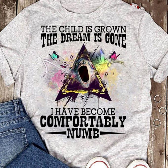 Comfortably Numb Pink Floyd Shirt - The Child Is Grown The Dream Is Gone - Limited Edition 2