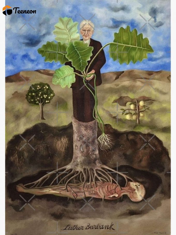 Portrait Of Luther Burbank By Frida Kahlo Premium Matte Vertical Poster For Home Decor Gift 1