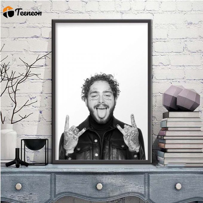 Post Malone Poster For Home Decor Gift, American Rapper, Post Malone Poster For Home Decor Gift 1