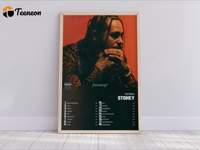 Post Malone - Stoney Album Cover Poster For Home Decor Gift 1