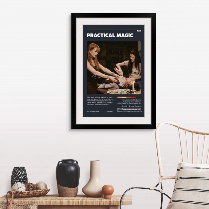 Practical Magic Retro Movie Poster For Home Decor Gift Print | Minimalist Movie Poster For Home Decor Gift 2