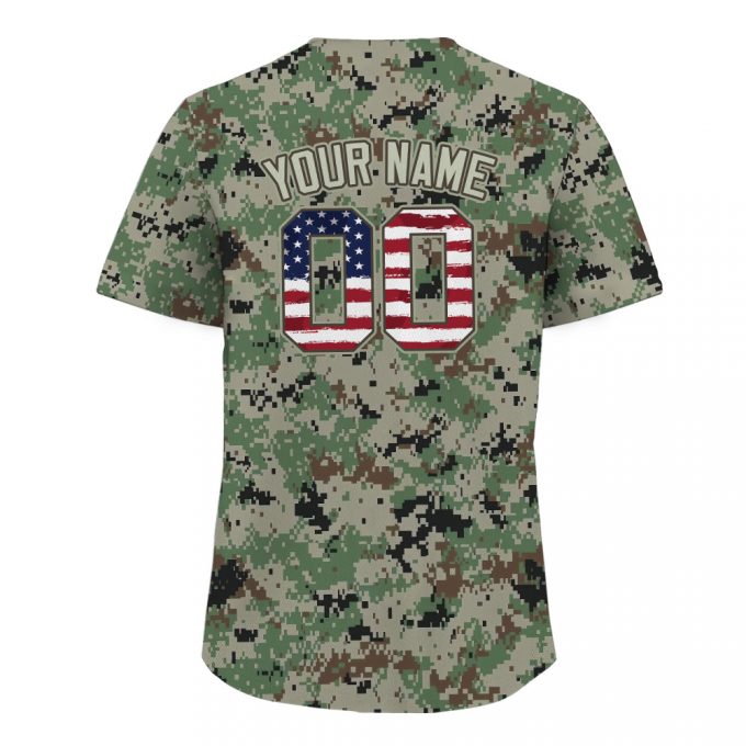 Custom Camo Baseball Jersey With Personalized Teamname Name Number Perfect Gifts For Baseball Fans Men S Women S Youth Sizes Available 3