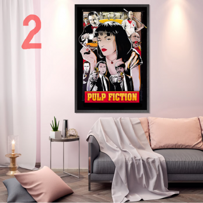 Pulp Fiction 1994 Movie Poster For Home Decor Gift 2