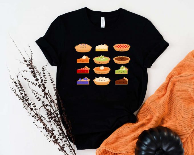 Cute Pumpkin Pie Shirt: Thanksgiving Tee For Family Dinner – Thankful &Amp; Spice Up Your Style! 2