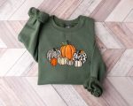 Retro Pumpkin Sweatshirt: Fall Sweater for Women – Perfect Thanksgiving & Halloween Gift