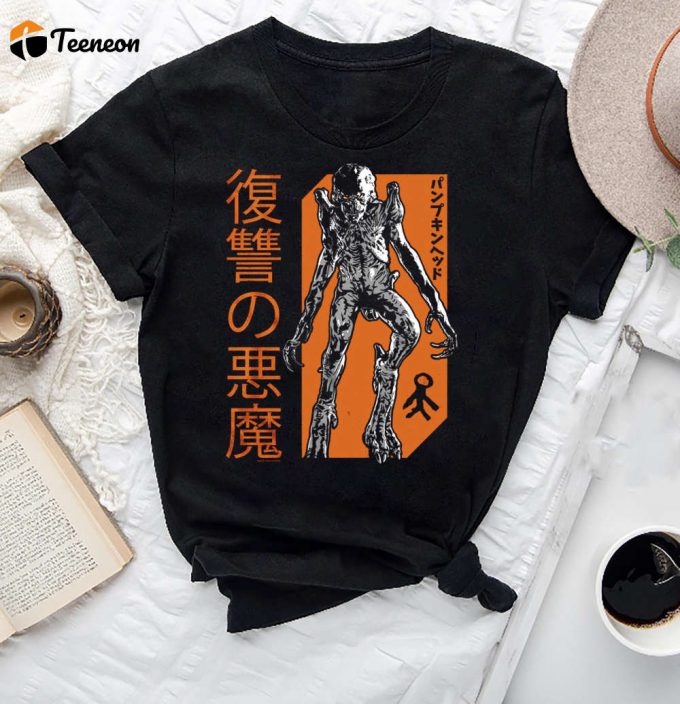 Pumpkinhead Japanese Movie Poster T-Shirt: Fan Gifts Vintage Demon Monster Horror Shirt 1