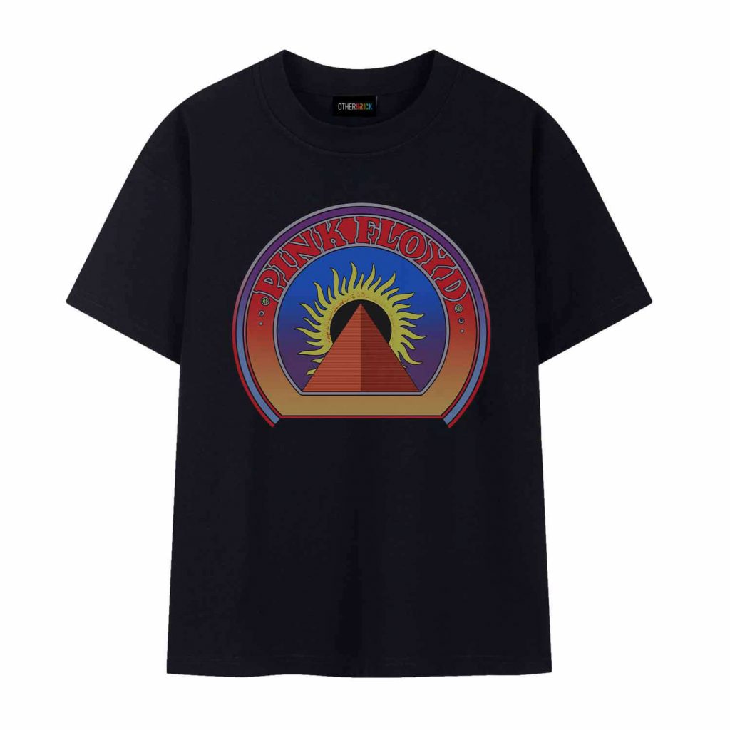 Pyramid Sunrise Eclipse 1972 Dark Side Of The Moon Tour Shirt 12