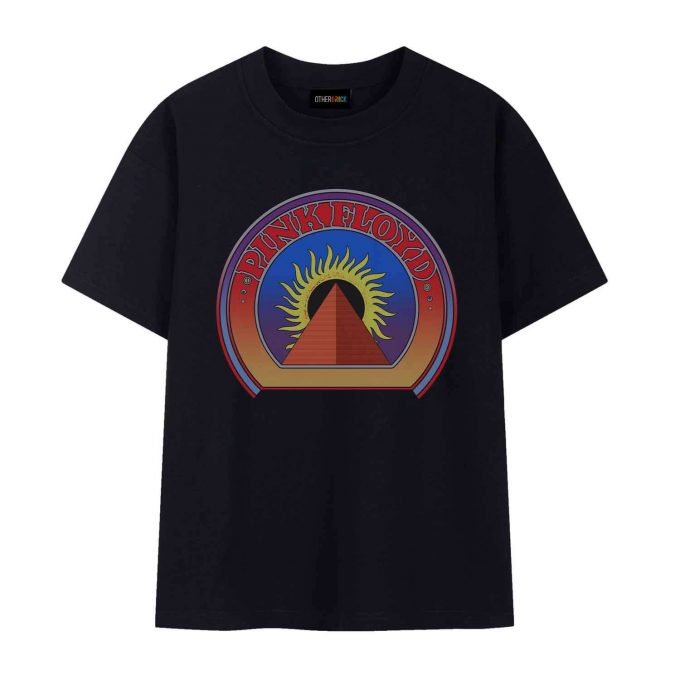 Pyramid Sunrise Eclipse 1972 Dark Side Of The Moon Tour Shirt 2