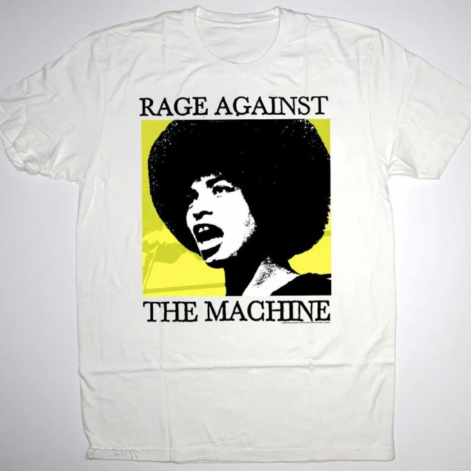 Rage Against The Machine Angela Davis T-Shirt: Official Tour Tee 2