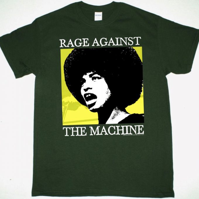 Rage Against The Machine Angela Davis T-Shirt: Official Tour Tee 5