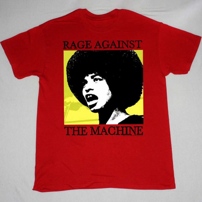 Rage Against The Machine Angela Davis T-Shirt: Official Tour Tee 6