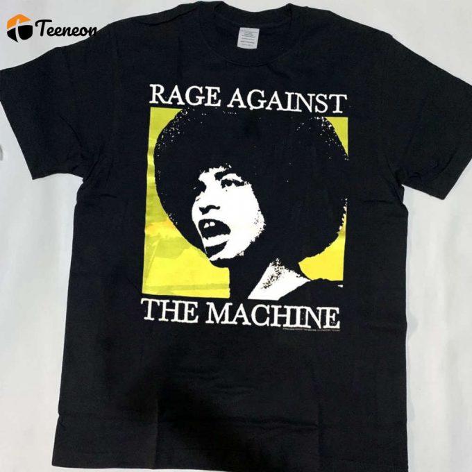 Rage Against The Machine Angela Davis T-Shirt: Official Tour Tee 1