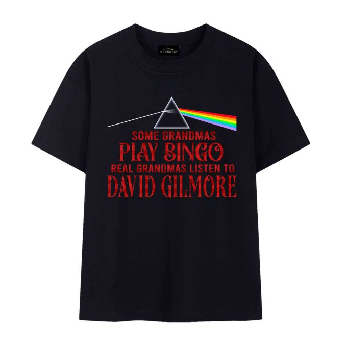 Vintage Pink Floyd Shirt: Real Grandmas &Amp; Grandpas Listen To David Gilmour 3