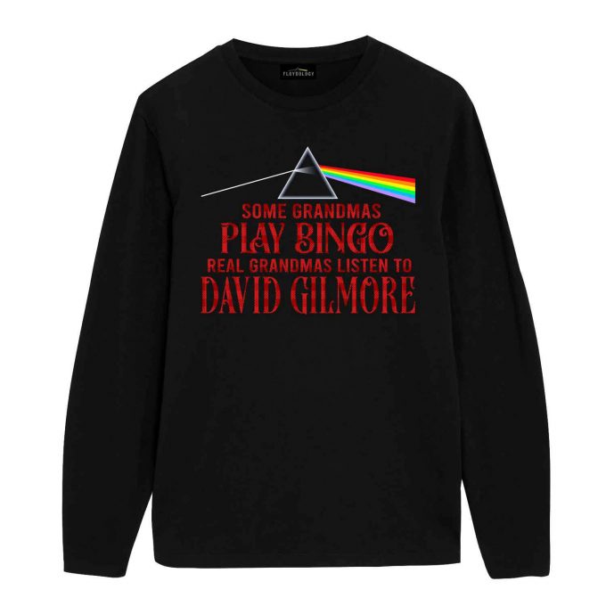 Vintage Pink Floyd Shirt: Real Grandmas &Amp; Grandpas Listen To David Gilmour 5
