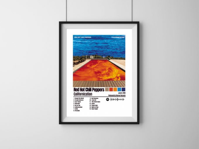 Red Hot Chili Peppers Poster For Home Decor Gift Californication Poster For Home Decor Gift 2