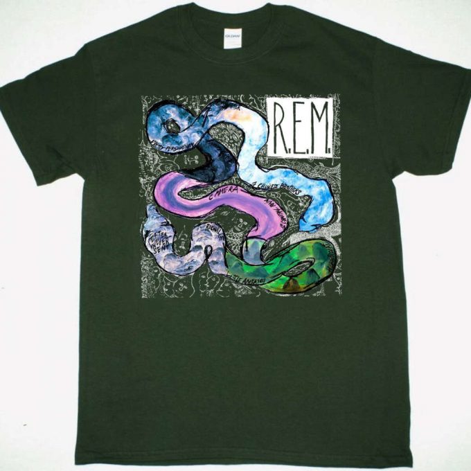 Rem Reckoning 1984 Album Promo T-Shirt: R E M Rock Band Shirt 3