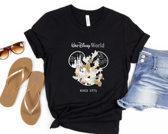 Vintage Walt Disney World 1971 Shirt: Mickey &Amp; Friends Tee 3