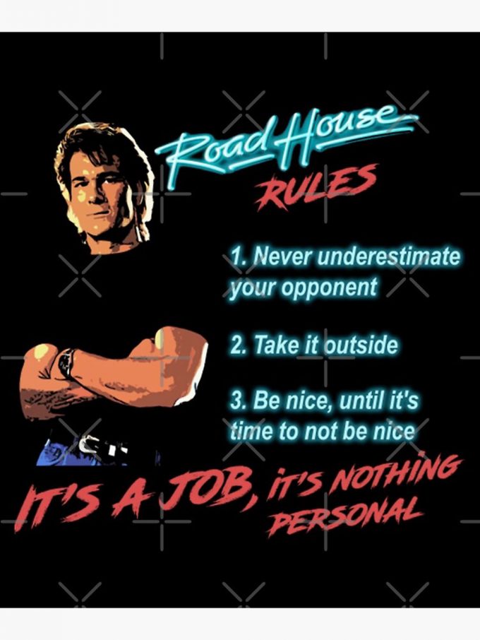 Roadhouse Rules Gift Men Women Premium Matte Vertical Poster For Home Decor Gift 2