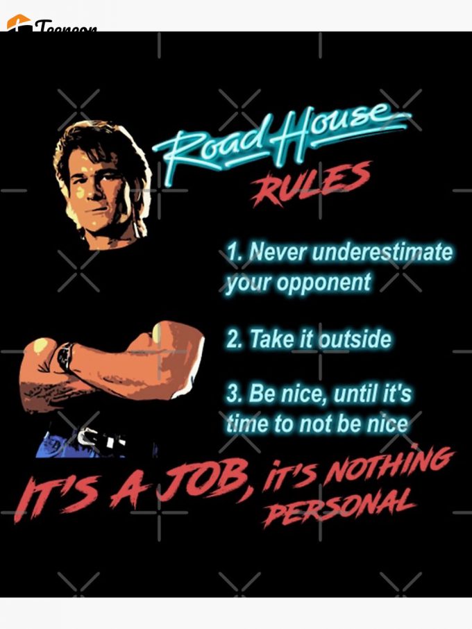 Roadhouse Rules Gift Men Women Premium Matte Vertical Poster For Home Decor Gift 1