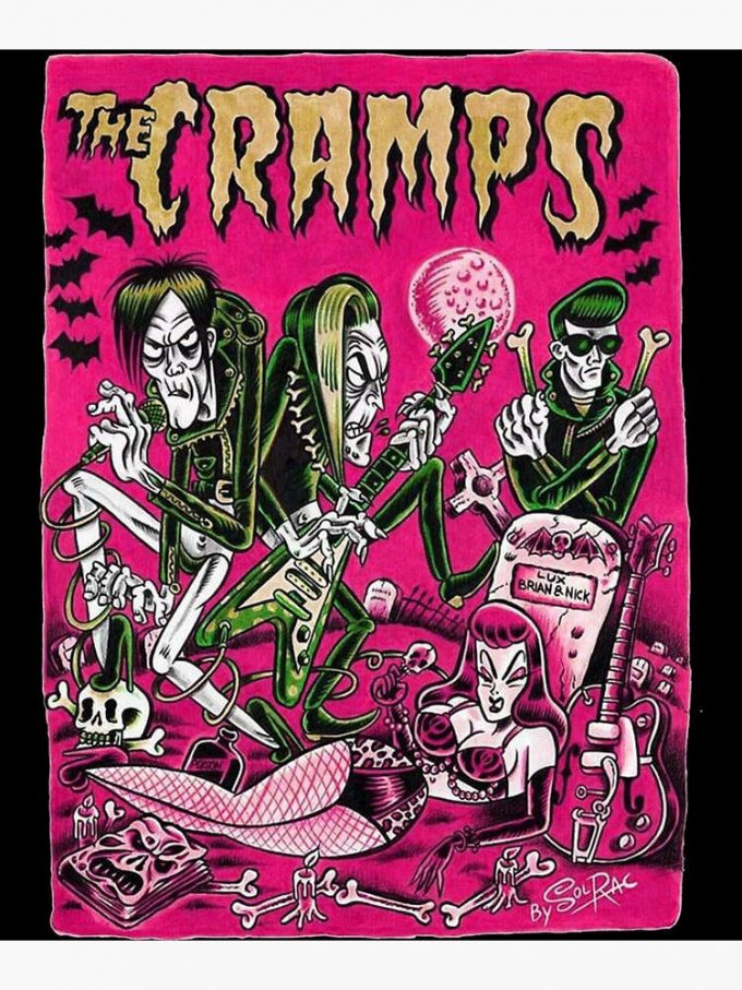 Rock Retro Vintage The Cramps American Rock Band Premium Matte Vertical Poster For Home Decor Gift 2