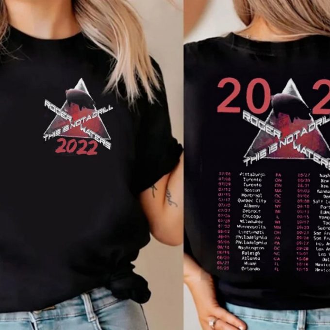 Roger Waters 2022 Pink Floyd Shirt: This Is Not A Drill Concert Merch 5