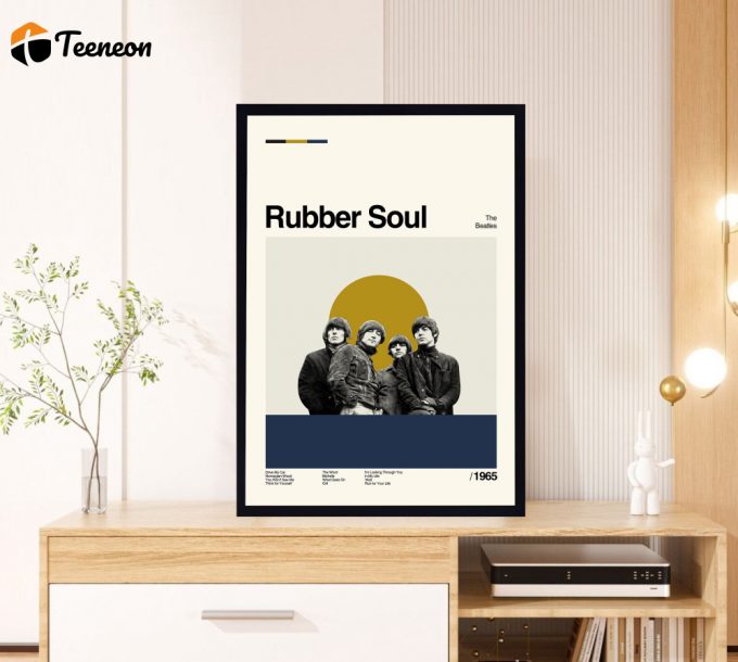 Rubber Soul Poster For Home Decor Gift - The Beatles Film - Classic Poster For Home Decor Gift - Retro Poster For Home Decor Gifts - Minimal Art - Modern Vintage - Move Gifts - Favorite Movie 1