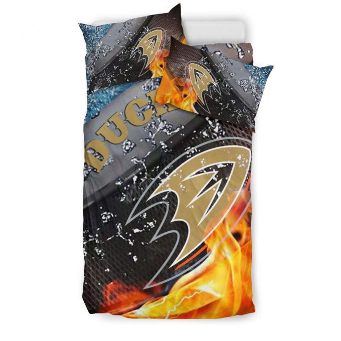 Ultimate Comfort: Anaheim Ducks 3Pcs Bedding Set Gift For Fans - Perfect Gift For Rugby Fans! 1