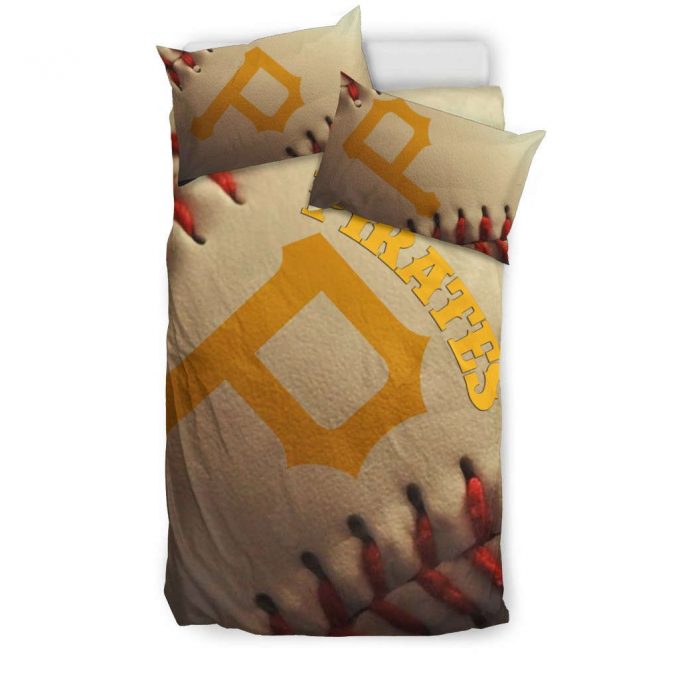Pittsburgh Pirates Rugby 3Pcs Bedding Set Gift For Fans - Superior Comfort Gift For Fans Duvet Cover &Amp;Amp; Pillow Cases 1