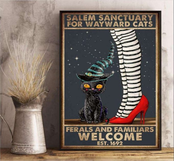 Salem Sanctuary For Wayward Cats Poster For Home Decor Gift For Home Decor Gift 2