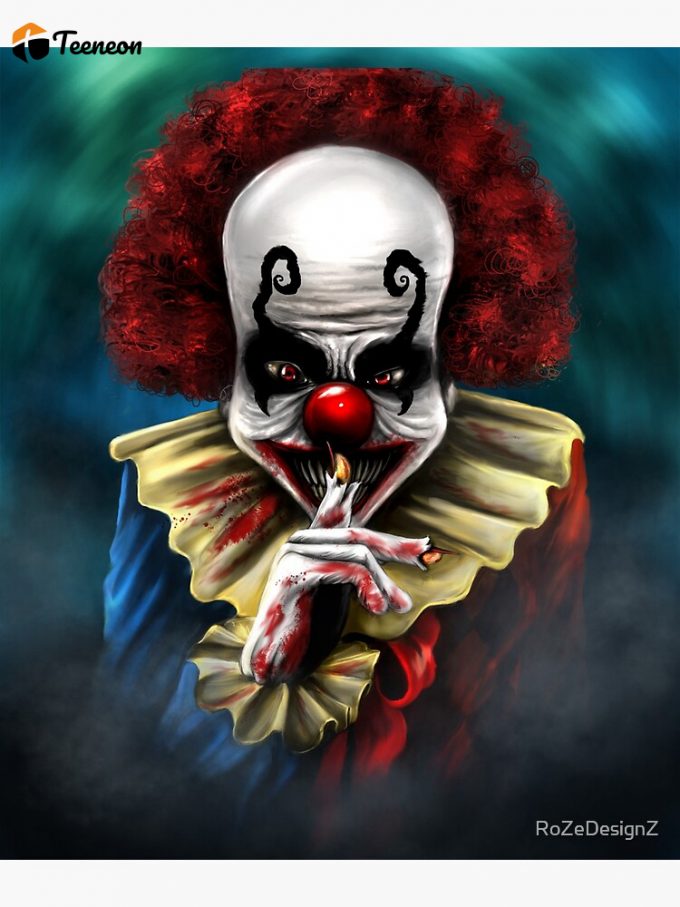 Scary Clown Premium Matte Vertical Poster For Home Decor Gift 1