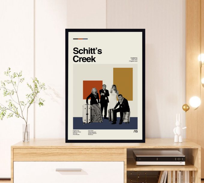 Schitt'S Creek Poster For Home Decor Gift - Dan Levy Film - Minimalist Poster For Home Decor Gift - Retro Poster For Home Decor Gift - Vintage Inspired - Midcentury Art - Wall Decor - Gifts For Him 3