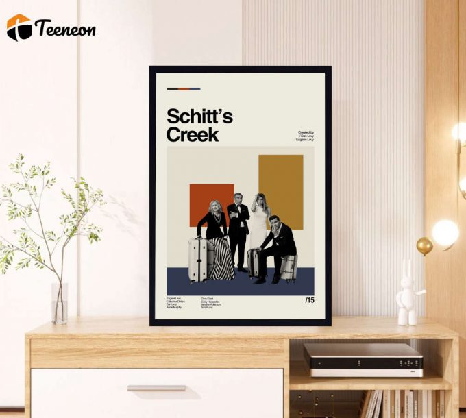 Schitt'S Creek Poster For Home Decor Gift - Dan Levy Film - Minimalist Poster For Home Decor Gift - Retro Poster For Home Decor Gift - Vintage Inspired - Midcentury Art - Wall Decor - Gifts For Him 1