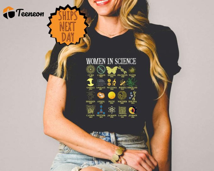 Science Women Teacher Shirt, Science Shirt, Biology Teacher Shirt, Chemistry Teacher Shirt, Inspirational Women Shirt, Girl Scientist Shirt 1