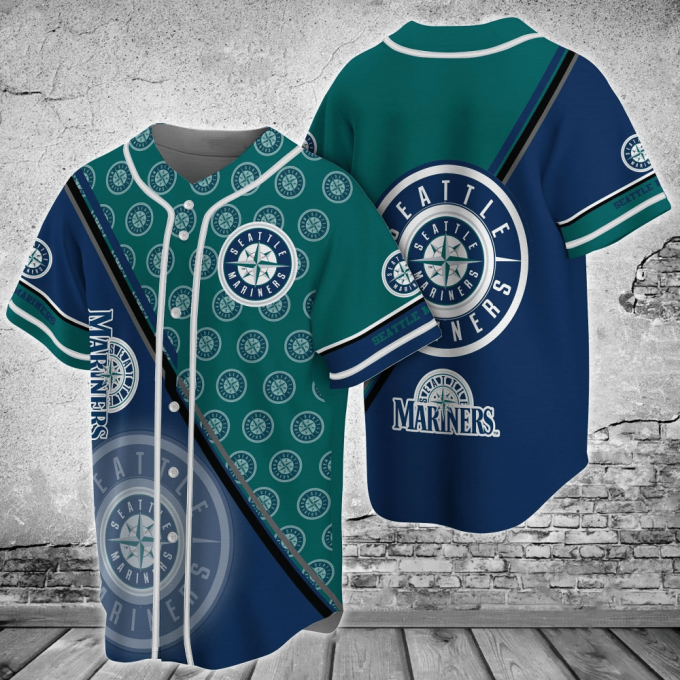 Seattle Mariners Mlb Baseball Jersey Shirt For Fans 2