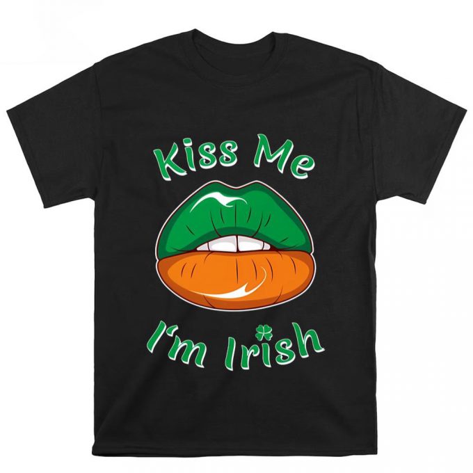 Sexy Patriotic Kiss Me I’m Irish St. Patricks Day T Shirt 2
