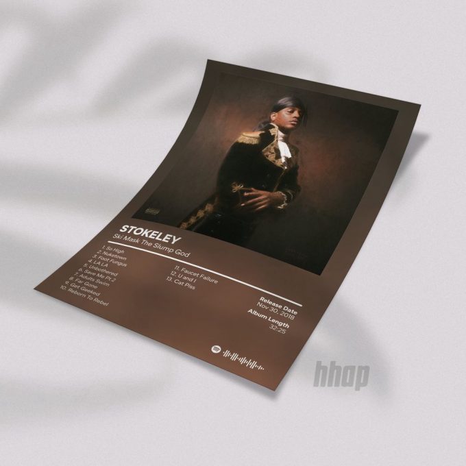 Ski Mask The Slump God - Stokeley - Album Poster For Home Decor Gift 3