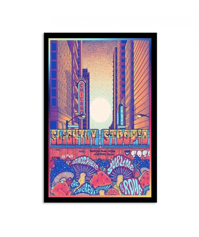 Slightly Stoopid July 28, 2023 Huntington Bank Pavilion At Northerly Island, Chicago, Il Poster For Home Decor Gift 2