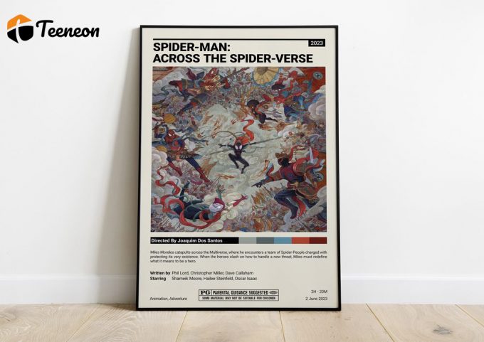 Spiderman Across The Spider Verse Poster For Home Decor Gift 1