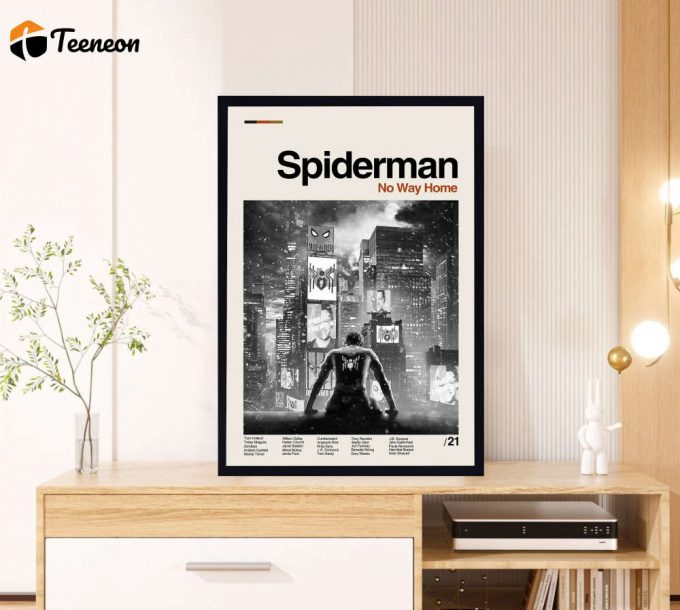 Spiderman Movie - No Way Home Film - Classic Poster For Home Decor Gift - Retro Poster For Home Decor Gifts - Minimal Movie Art - Modern Vintage - Move Gifts - Favorite Movie 1
