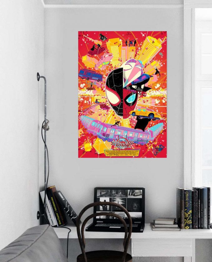 Spiderverse Poster For Home Decor Gift Spider Man Into The Spider Verse Poster For Home Decor Gift 2