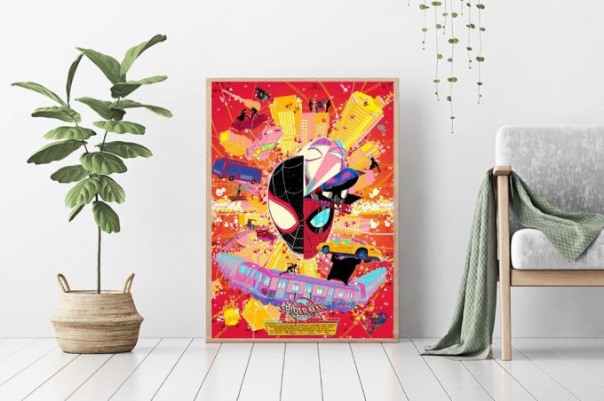 Spiderverse Poster For Home Decor Gift Spider Man Into The Spider Verse Poster For Home Decor Gift 4