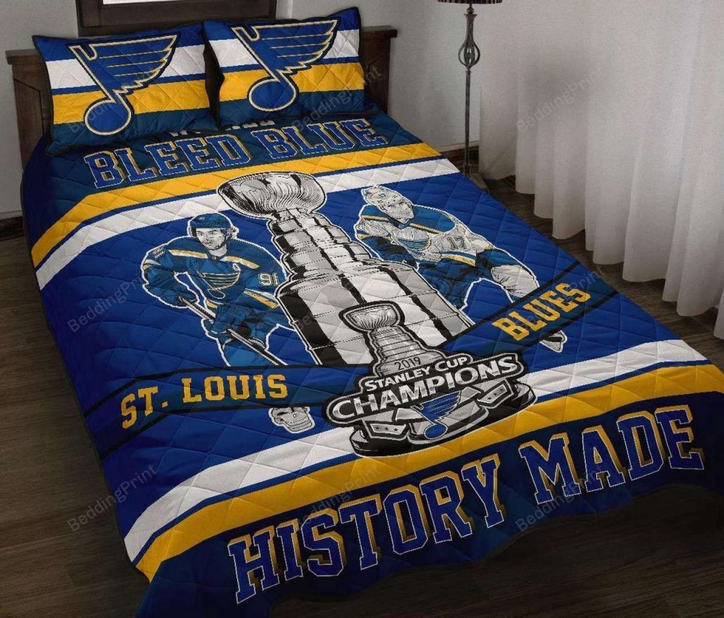 St Louis Blues History Made Duvet Bedding Set Gift For Fans - Perfect Gift For Fans 2